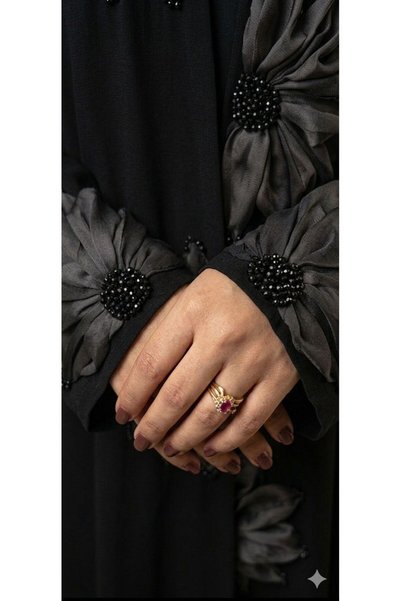 jory عبايه مطرزه بورد مميز