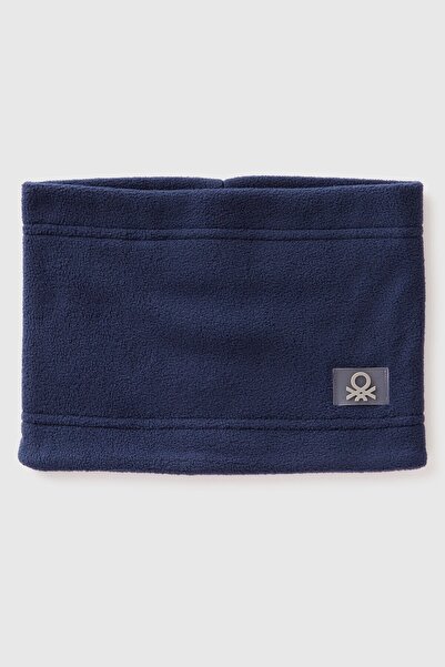 United Colors of Benetton Ανδρικός γιακάς λαιμού σε σκούρο μπλε χρώμα με λεπτ...