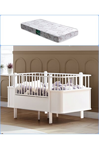 Setay MDF Beşik, Dünya Büyüyen Beşik 80x130 - 1 Adet 80x130 Comfort Yatak