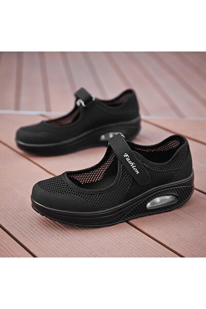 NO.ONEPAUL Kadın Rahat Ağ Tabanlı Spor Ayakkabı, Nefes Alan Fileli, Hava Yast...