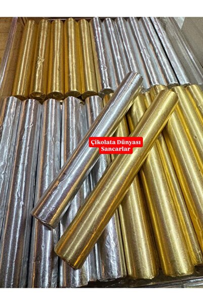 EMİNÖNÜ DÜNYASI ELİT Altın Renkli STİCK Çikolata 40 Adet