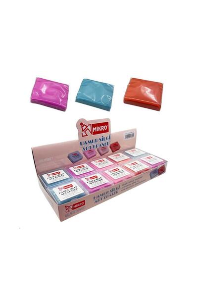 Mikro St. Hs-22 Pastel Renk Hamur Silgi 20 Li