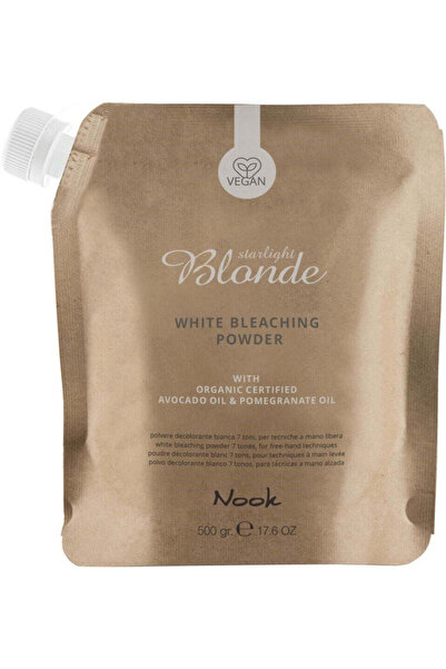 Nook Organic Bleaching Powder White Service Color 500g – Bleaching Up to 7 Tones