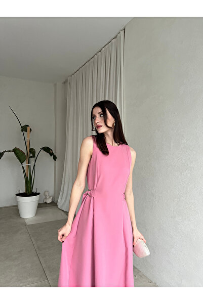 Klex فستان ماكسي بدون أكمام على شكل حرف A