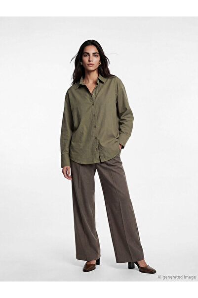 LC Waikiki I High Waist Striped Women's Pants from Freezen Store