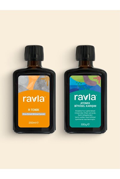 Ravla 2'li Ürün - R-Kit 2: R Tonik ve Atomix Bitkisel Karışım