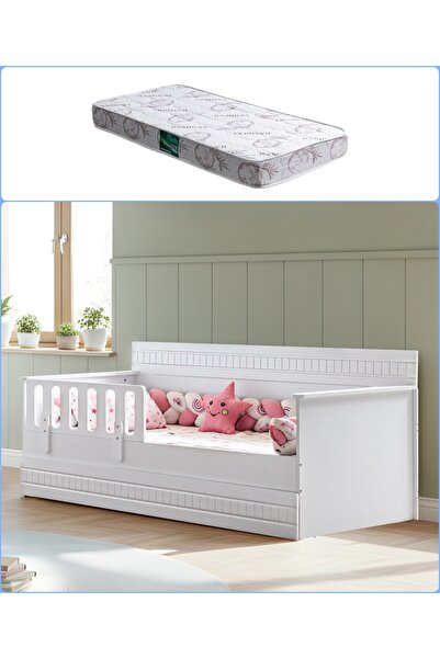 Setay Yavrulu Karyola, Bakü Yavrulu Montessori Karyola - 1 Adet 90x190 Comfor...
