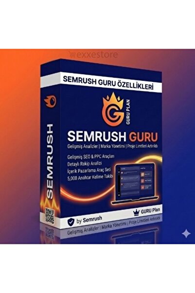 Semrush Guru 14 Gün / Kişiye Özel Anında Teslimat