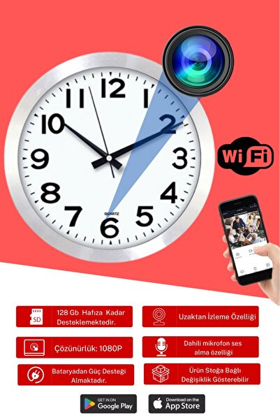 GenelTedarik Mini Çocuk Bakıcı Kamera Uzaktan İzlemeli Wifi