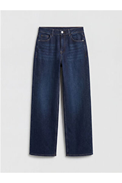 LC Waikiki New Season Indigo Wideleg Women's Jean Trousers