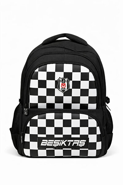 Beşiktaş Geantă școlară cu 4 compartimente, cu model de dame, licențiată - Ru...