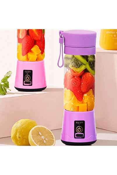 KBK Φορητό μπλέντερ με ιαπωνικές λεπίδες από ατσάλι, μωβ