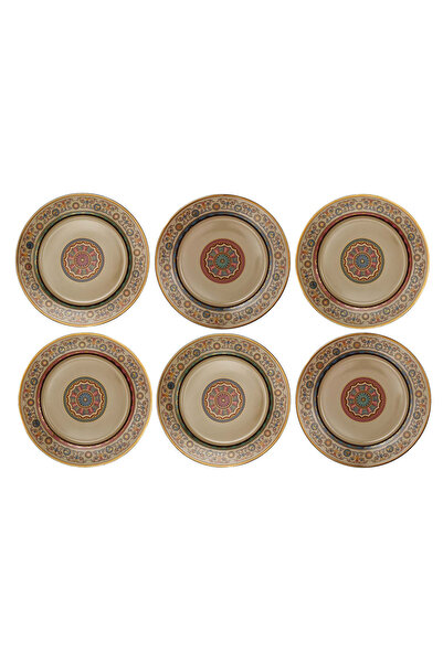 Lucky Art Rosea Bone 27 Cm 6Li Tabak Seti