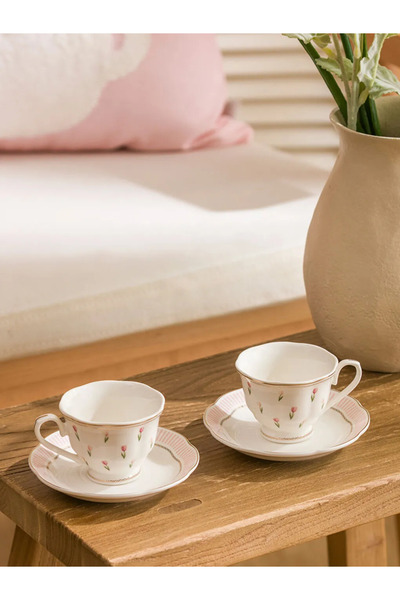 LC Waikiki LCW HOME Karışık 2 Kişilik Porselen Çay Fincan Takımı 220 Ml