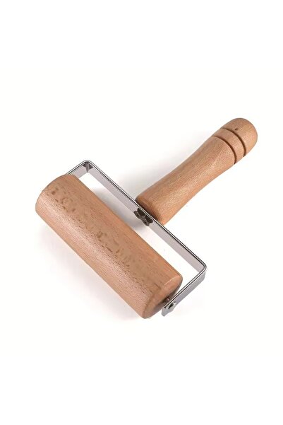 MİMOZA PARK Ahşap Saplı Rulo Hamur Açıcı Merdane Pürüzsüz Oklava Pizza Börek ...