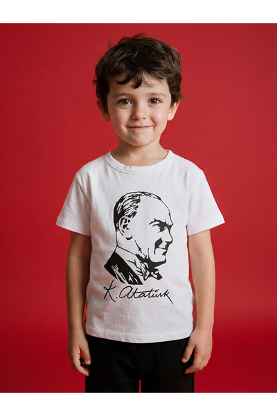 LC Waikiki 23 April Special Ataturk Printed Baby Boy/Child T-Shirt