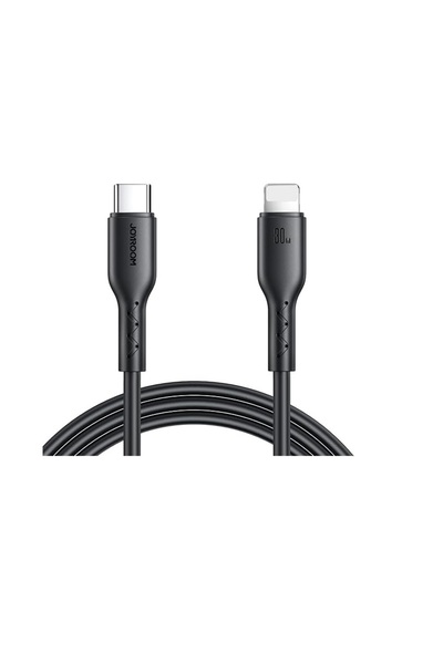 Joyroom كابل SA26-CL3 (من النوع C إلى لايتنينج) بطول 1 متر باللون الأسود