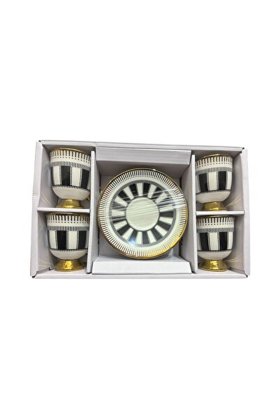 Benante طقم أكواب سيراميك بأرجل من 4 قطع