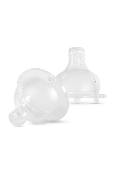 Baboo Tetina anti-colici din silicon premium cu tehnologie cu 3 supape