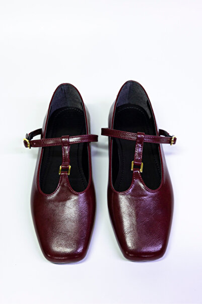 azza shoes LAVİN GOLD TOKA DETAYLI KIRIŞIK MAT KÜT BURUN ŞIK VE RAHAT GÜNLÜK ...