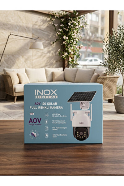 inox X12 4G Solar Full Renkli Kamera AOV eSIM
