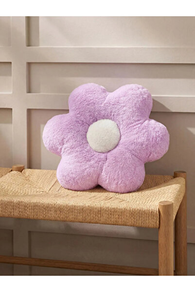 LC Waikiki LCW HOME Μαξιλάρι διακοσμητικό με φιγούρα λευκού λουλουδιού