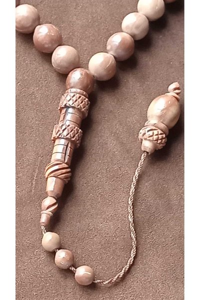 SUGÜLİNSHOP & HANDMADE JEWELRY Handcrafted Imame Carved Kuka Prayer Beads