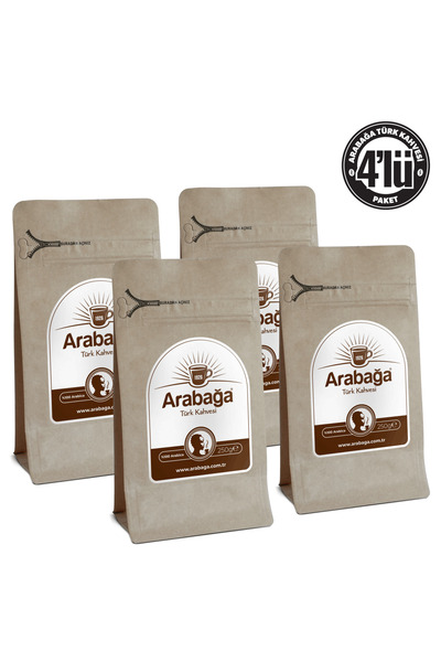 Arabağa Kahve Arabağa Klasik Türk Kahvesi 250g Öğütülmüş 4'lü