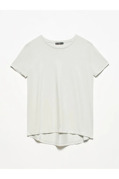 Dilvin 3471 crew neck basic t-shirt - grey