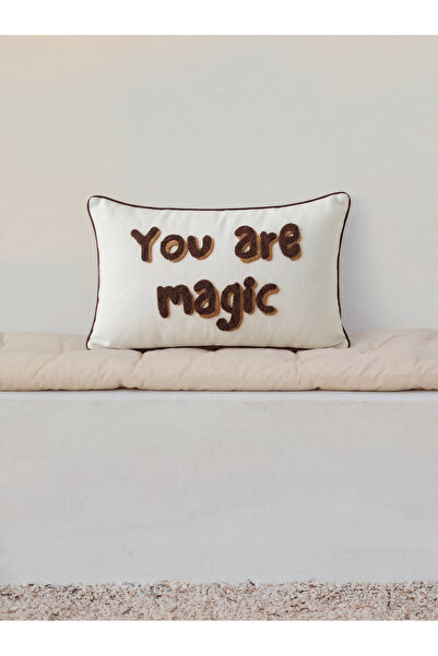 BELENAY غطاء وسادة ماجيك سوزين باللون البني