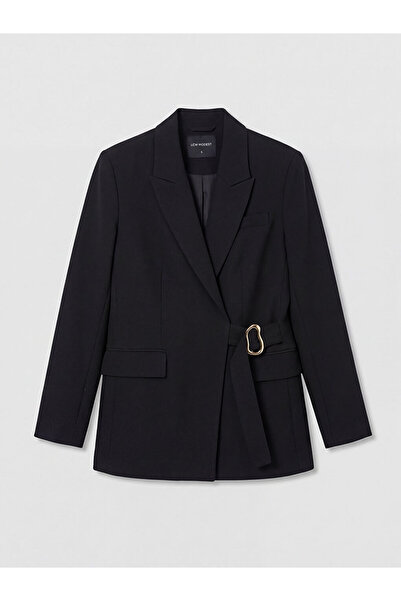 LC Waikiki Black double-breasted women's blazer jacket by gülüs gi̇yi̇m