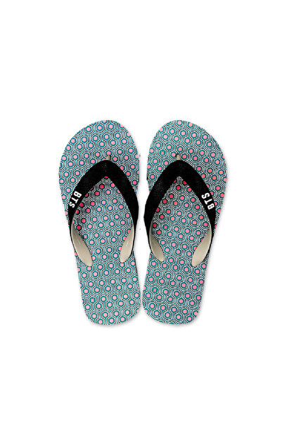 Generic BTS Idol Basic Flip Flops (Yellow-25cm)