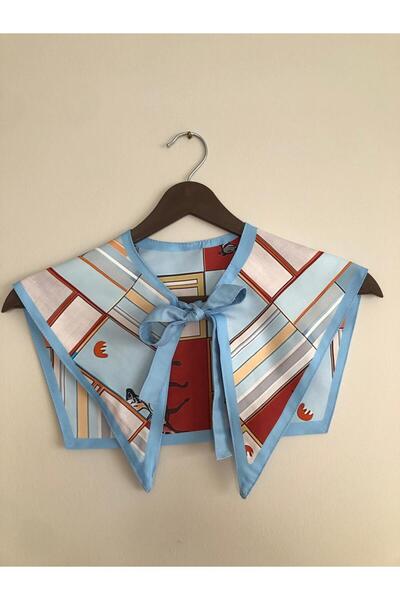 alinastore At Patterned New Generation Shoulder Shawl, Collar