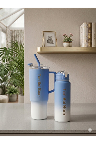 ceviz home züccaciye tekstil ltd şirketi 2'li Matara Seti (1500ml + 700ml) - ...