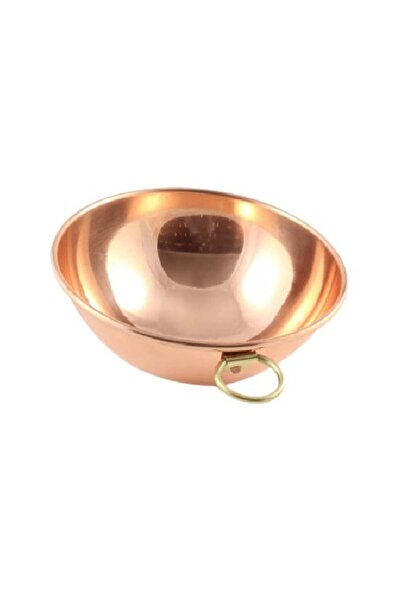 Destilatori Bol de mixare din cupru Ø24 cm cu toarta din bronz pentru bucătărie