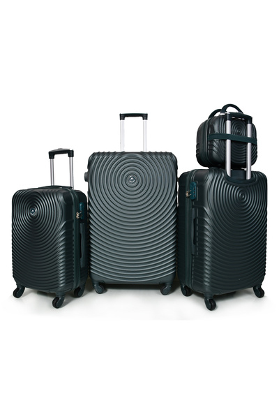 MORANO Morano 4-Piece Luggage Set Durable and Lightweight Spinner Wheeled Sui...