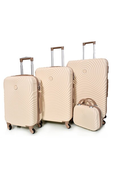 MORANO Morano 4-Piece Luggage Set Durable and Lightweight Spinner Wheeled Sui...
