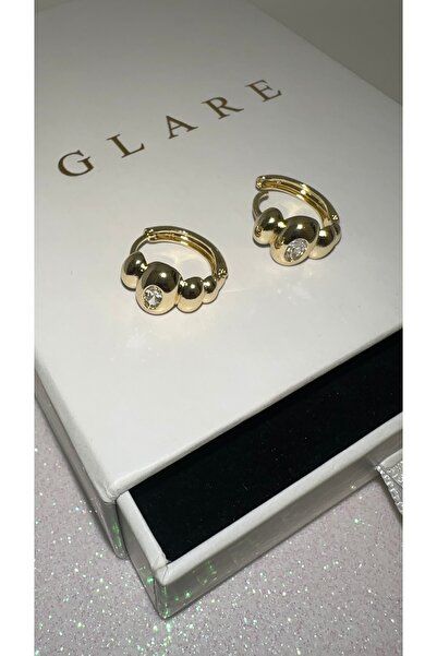 GLARE JEWELRY CO Mini Solitaire Model Xuping Gold Luxury Zircon Stone Stainle...