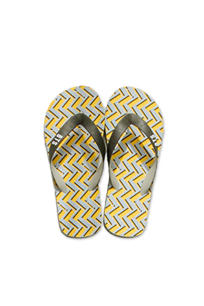 Generic BTS Idol Basic Flip Flops (Yellow-25cm)