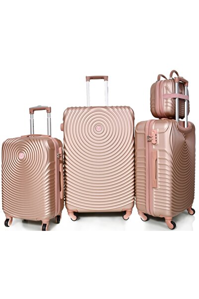MORANO Morano 4-Piece Luggage Set Durable and Lightweight Spinner Wheeled Sui...