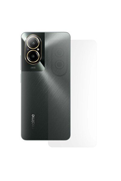 SILKASE Matte back film for Realme C67, back protection, silicone