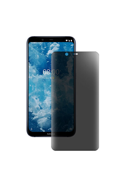 SILKASE Ματ μεμβράνη ιδιωτικότητας για Nokia 8.1, προστατευτικό οθόνης, σιλικόνη