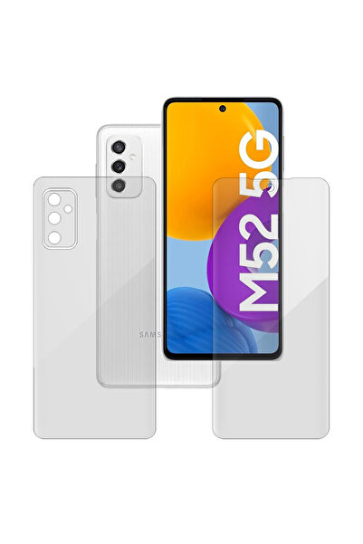 SILKASE Set of 2 foils for Samsung Galaxy M52 5G, phone protection, silicone