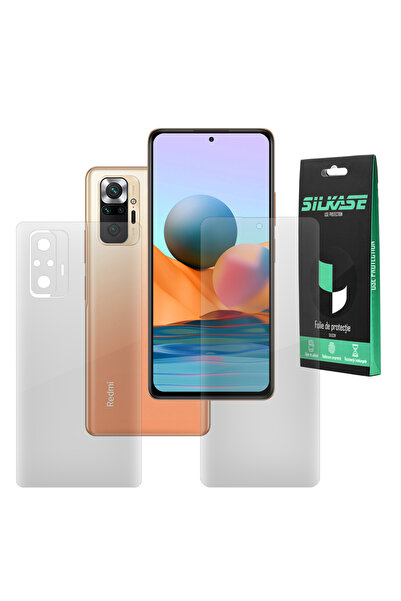 SILKASE Set 2 folii pentru Xiaomi Redmi Note 10 Pro, protectie telefon, silicon