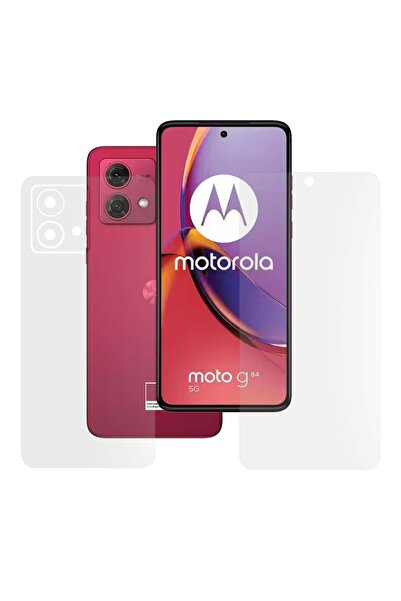 SILKASE Set of 2 matte films for Motorola Moto G84, phone protection, silicone