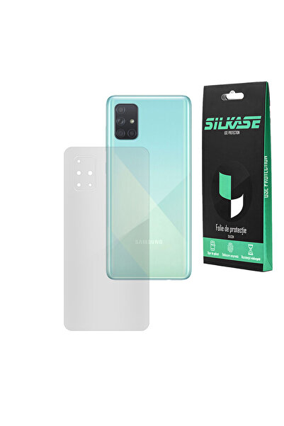 SILKASE Back cover for Samsung A71, back protection, silicone