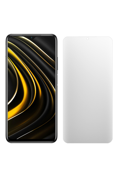 SILKASE Ματ μεμβράνη για Xiaomi POCO M3, προστατευτικό οθόνης, σιλικόνης