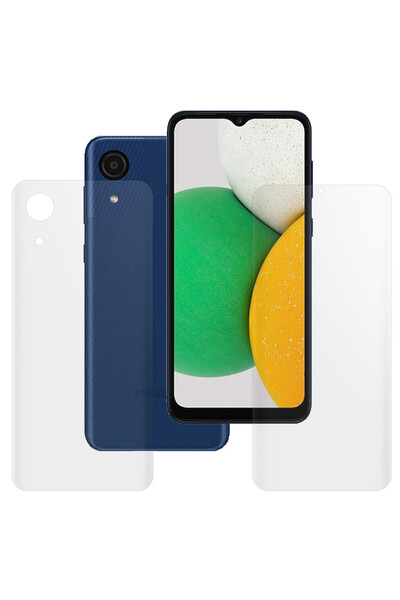 SILKASE Set 2 folii mate pentru Samsung Galaxy A03 Core, protectie telefon, s...