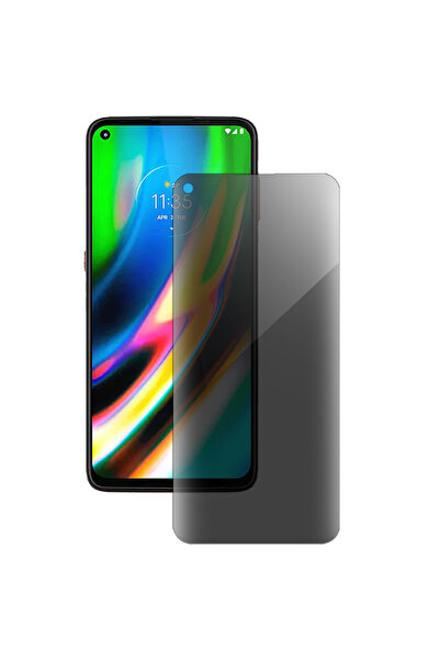 SILKASE Folie privacy pentru Motorola Moto G9 Plus, protectie ecran, silicon