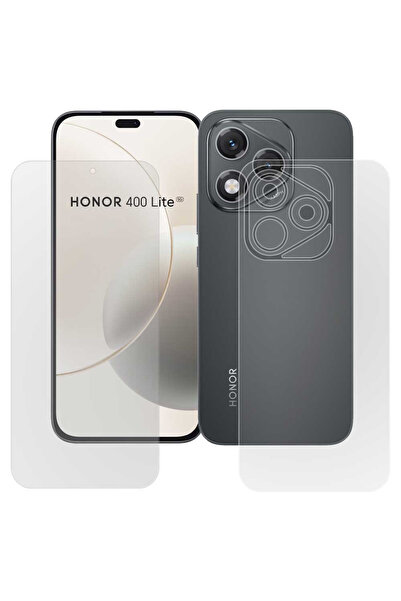 SILKASE Set of 2 matte films for Honor 400 Lite, phone protection, silicone